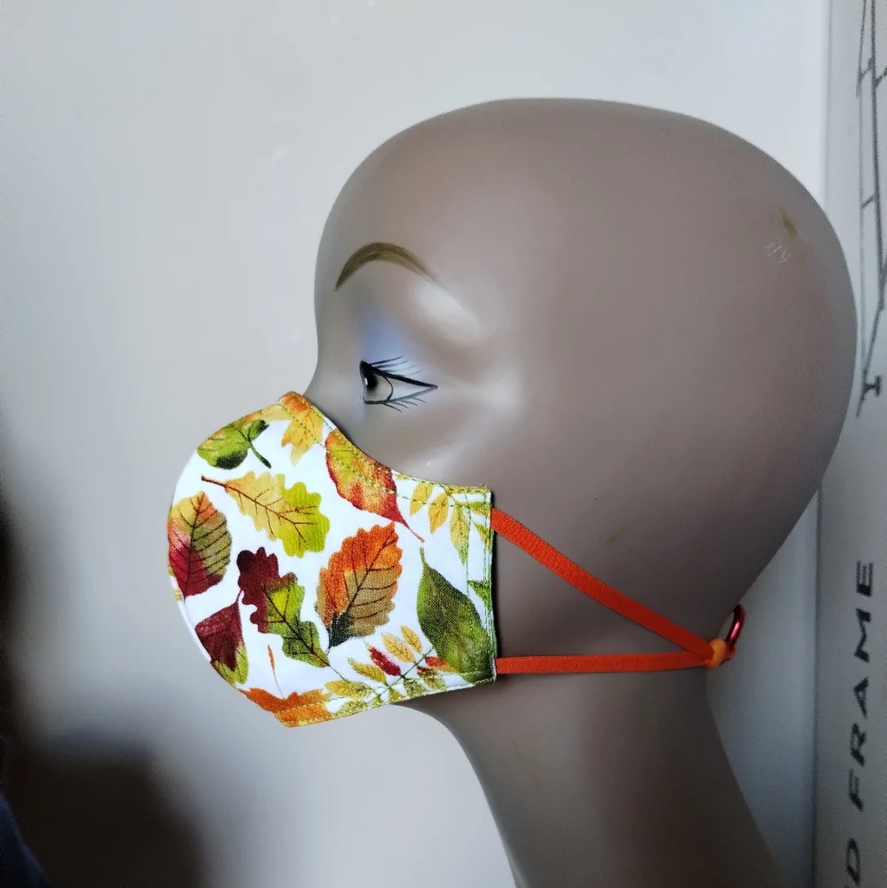 Autumn 🍁 Reversible 3ply Cotton Mask for Children Handmade